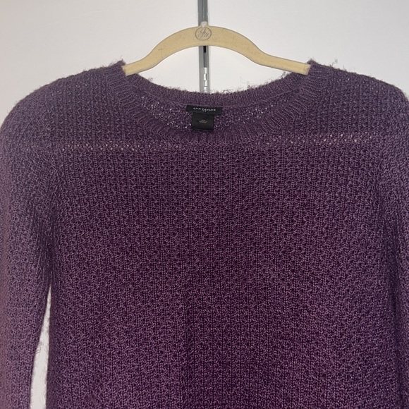 Ann Taylor XS wool purple sweater - Picture 3 of 8